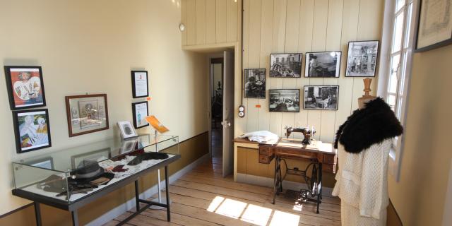 Textilzimmer im Wohnhaus von Henri Matisse in Bohain-en-Vermandois, Nordfrankreich. Copyright: La Maison Familiale Henri Matisse - Studio Jean Paul Bohain