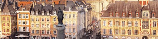 Blick auf die Grande Place in Lille, Nordfrankreich. Copyright: CRTC Hauts-de-France Stéphanie Gheearerteearert
