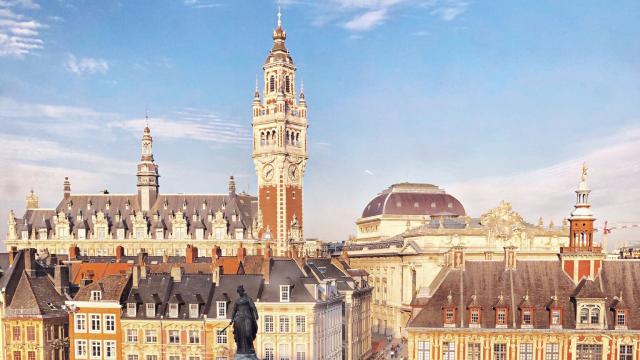 Blick auf die Grande Place in Lille, Nordfrankreich. Copyright: CRTC Hauts-de-France Stéphanie Gheearerteearert