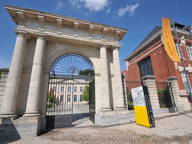 Prächtiges Eingangstor zum Matisse-Museum in Le Cateau-Cambrésis, Nordfrankreich. Copyright: Département du Nord - Cédric Arnould