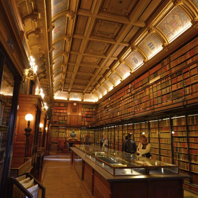 Bibliothek des Museums Condé in Chantilly, Copyright: CRTC Hauts-de-France - Nicolas Bryant