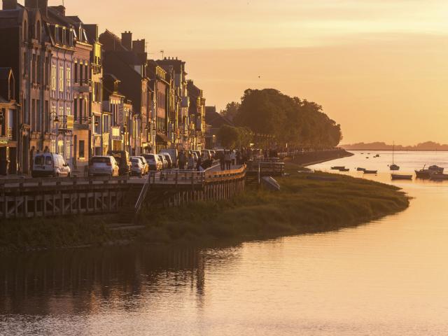 Der Sonnenuntergang in Saint-Valery-sur-Somme, Copyright CRTC Hauts-de-France - Nicolas Bryant