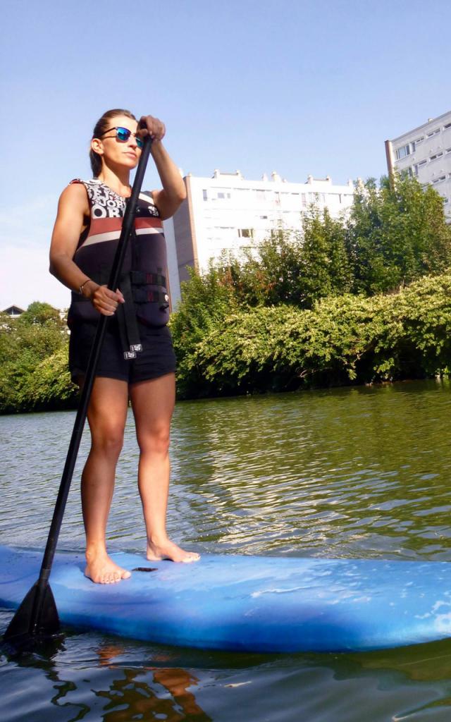 Lille, Stand Up Paddle sur la Deûle ©le Grand Huit Jb Degandt