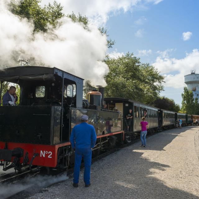 Der Bummelzug Le Crotoy in Saint-Valéry-sur-Somme, Copyright CRTC Hauts-de-France - Stéphane Bouilland
