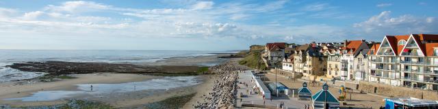 Nordfrankreich_Wimereux la digue et le front de mer © Pas-de-Calais Tourisme