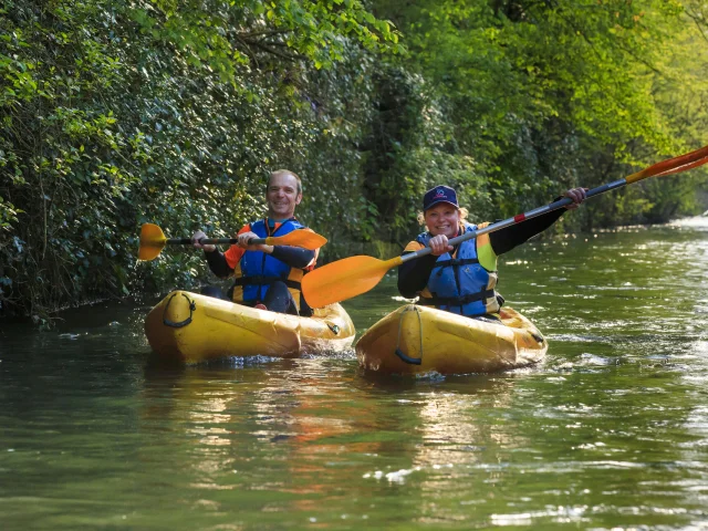 descende de rivière Canche, club de canoë de Beaurainville
